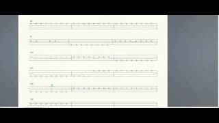 ヤキモチの答え ４弦ベース用tab譜