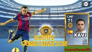 XAVI SCOUT COMBINATION | PES 2019 MOBILE | InsaneGamerBD |