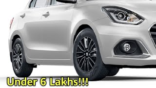 Top 4 Best Sedan Cars Under 6 Lakhs in India 2020