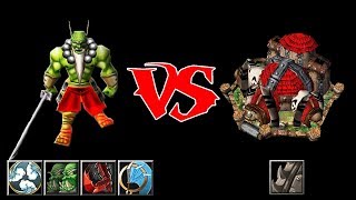 Blademaster 10 lvl vs Fortress