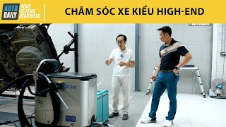 Chỉ riêng chiếc máy này đã gần 2 tỷ, Tuấn Kombat nâng tầm chăm sóc xe lên kiểu High-end!