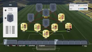 FIFA 17 | 1.5 MILLION SQUAD BUILDER FEATURING 91 HAZARD AND DYBALA |