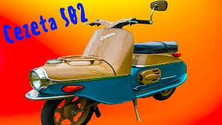 Удачный чехословацкий мотороллер  Cezeta 501