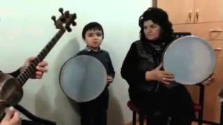 Kenan Beshirli ve muellimesi Kamile Abdullayeva