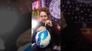 Looner Girl Gravite56 Inflates Marble Balloon