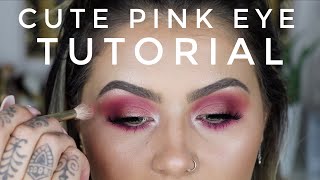 PINK EYE (THE CUTE KIND)  MAKEUP TUTORIAL | JAMIE GENEVIEVE