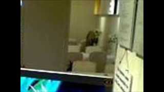 ghost girl caught on webcam