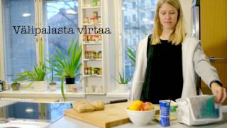 Täysipainoinen välipala auttaa jaksamaan