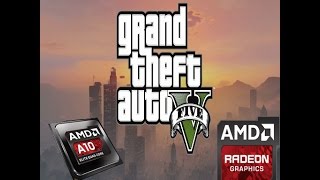 GTA 5 ON AMD A 10 9600P ! hp notebook benchmarks ! AMD Radeon graphics ! R5 !GTA 5 GAMEPLAY