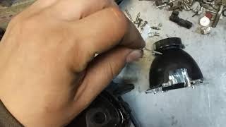 Toyota Sienna переделка фар, замена линз