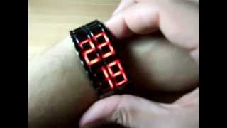 Iron Samurai Red Led Watch