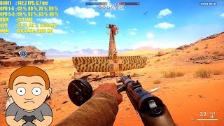 Battlefield 1 Beta GTX 1070 Ultra Settings 1080p Frame Rate Performance Test
