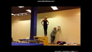 Girl sprained foot
