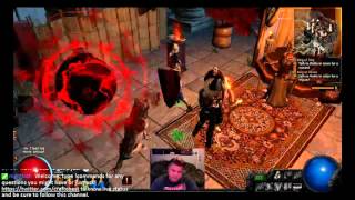 Poison Blade Fall/Blade Vortex Wither Totem, Path of Exile