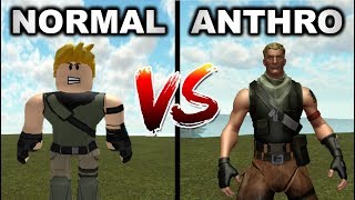 R15 VS Anthro (Roblox Fortnite Dances!)