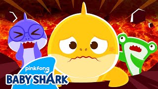 ️ Mission! Cross the Bubbling Lava! | Baby Shark Kindergarten Stories 