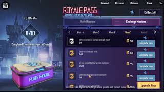 Season 6 Royale Pass Week 7 Missions Explained!Pubg Mobile!pankajOO YT