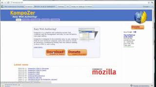 BESPLATNI PROGRAM FREE HTML editor KOMPOZER