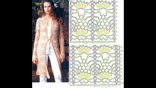 Вязание крючком. Кардиганы крючком.
