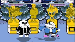 Mugen Undertale Characters Intro 6 Underpants Special + Sansta Claus Glitch