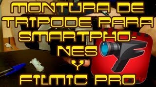 Montura de trípode para smartphones por 3€ y grabar de forma profesional en ipad y iphone