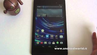 Android 4.4 KitKat, prova su ASUS Nexus 7 (2013) by AndroidWorld.it