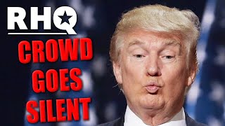 Trump's Joke Doesn't Land With Rally Crowd (VIDEO)
