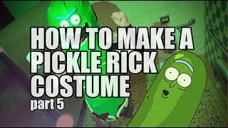 How to Make a Pickle Rick Costume (Part 5)