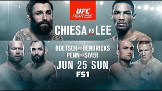 UFC Fight Night 112: Chiesa vs Lee прогноз (аналитика)