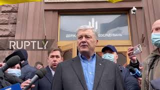 Ukraine: Poroshenko 'refuses' to testify in treason case