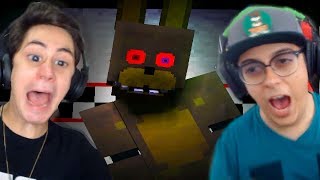 FIVE NIGHTS AT FREDDY'S NO MINECRAFT! (MUITO MEDO)