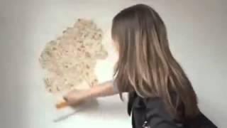 НАНЕСЕНИЕ ЖИДКИХ ОБОЕВ SILK PLASTER НА НЕРОВНЫХ СТЕНАХ
