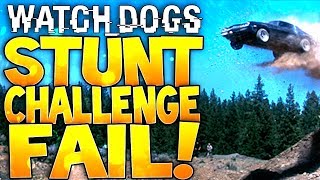 Watch Dogs Stunt Challenge FAIL! lol! Being Hacked Online!