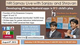 Live with Sanjay and Shravan - Youngest CEO's of India!