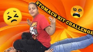 Stomach Sitting Challenge *almost died*