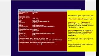 windows 10 açılmıyorsa cmd komutları ile açma