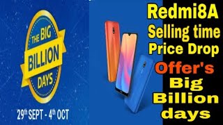 Redmi 8A Selling Date ? Redmi8A price & Bigbillion Days Selling Time and offer's Start 29thsep-4oct