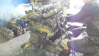 Nissan FE 6 первый запуск