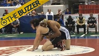 Double-amputee wrestler wins Alabama state title