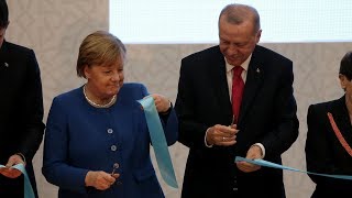 Cumhurbaşkanı Erdoğan ve Merkel Türk-Alman Üniversitesi kampüs açılışını gerçekleştirdi