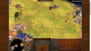 [AoE3] Чит-код: средняя бомбарда, стреляющая тапирами (Mediocre Bombard with tapirs)