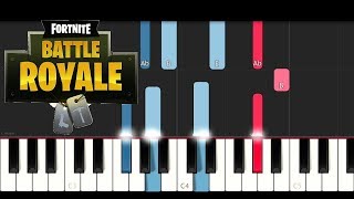 Fortnite Battle Royale Menu - Theme (Piano Tutorial)