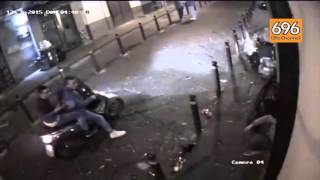 Napoli violenta: video choc: pugno al volto senza motivo