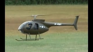 RC Hughes Helicopter (Electric )スケールヘリコプターの集い　ヒューズ（電動）
