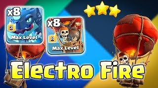 Electro Dragon With Stone Slammer TH12 Attack Strategy 2019! Best Electro Fire 3 star TH12 Bases