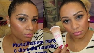 Maquilhagem rápida e fácil para usar no dia-a-dia | ft. Maybelline dream fresh BB cream
