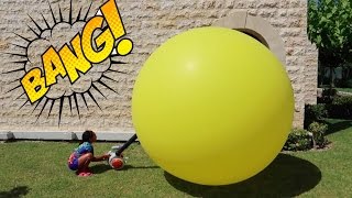 Giant Balloon Pop Toy Surprise - Disney Toys - Minecraft