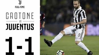 Crotone-JUVENTUS 1-1 , e il Napoli si avvicina..