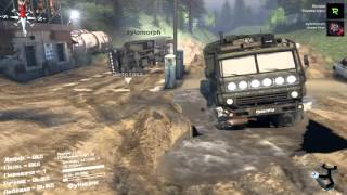 SpinTires-карта Katarina непроходимые болота (Часть 1)