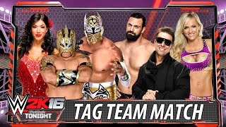 WWE 2K16 - The Lucha Dragons vs The Miz & Damien Mizdow | PS4 Gameplay